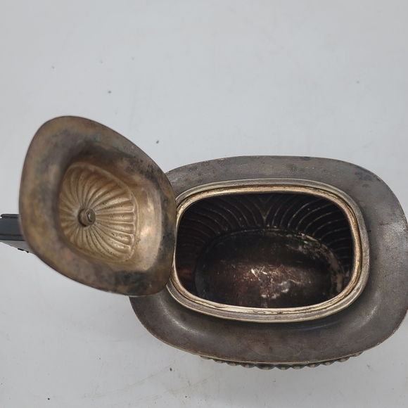 Vintage Gorgeous Sheffield Silver Plate Coffee Pot Teapot EPNS  England Art Deco - Picture 7 of 11